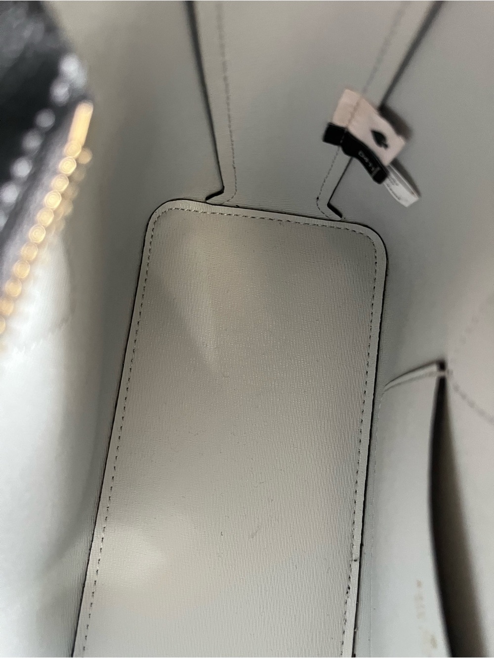 kate spade Black Textured Leather Satchel - Picture 6 of 8